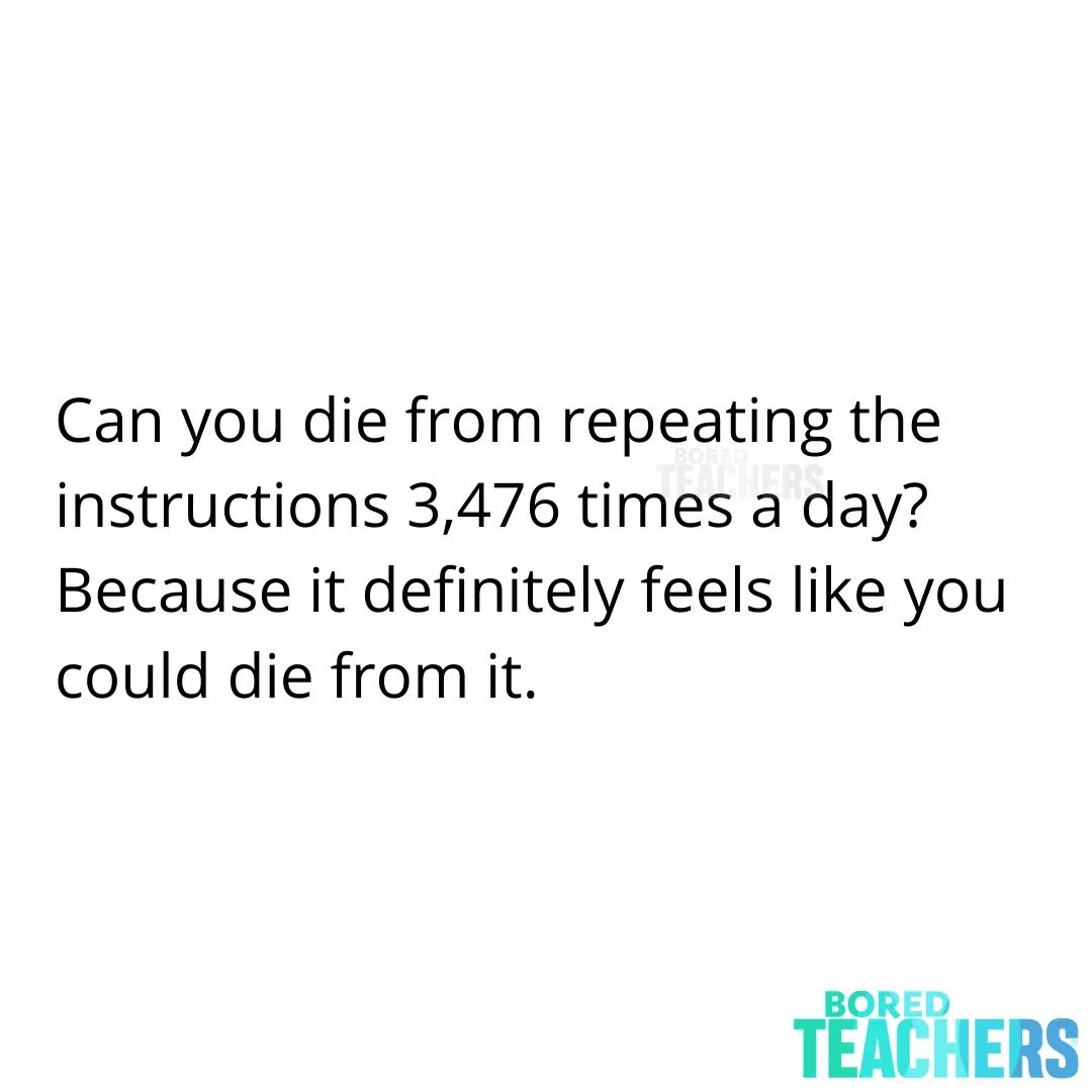 PomteacherP's tweet photo. Gotta love this element of teaching! #edpeeps #teachertwitter #education #clearthelist #teachers https://t.co/rmyuDaEL85