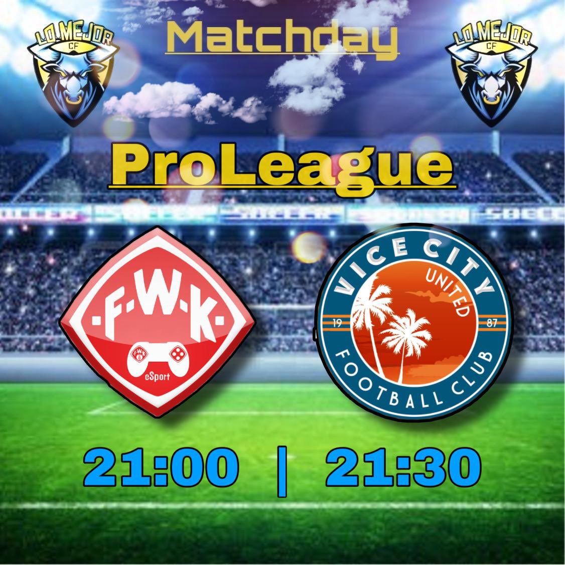 🚨MATCHDAY🚨 @EAFussball #fifa #proclubs #lomejor #cf #lucsor #proleague #11vs11 #letsgo #OneTeamOneDream