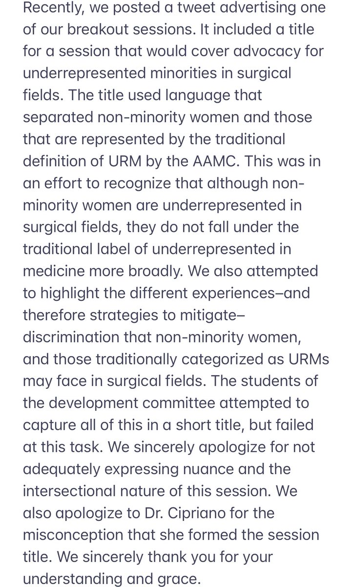ADS_conference's tweet photo. Hi everyone! Please see below for the conference committee’s note regarding the title of one of our sessions. We appreciate everyone who made us aware of our shortcomings. We look forward to “seeing” you all on Tuesday. https://t.co/0kXHs9YJbg
