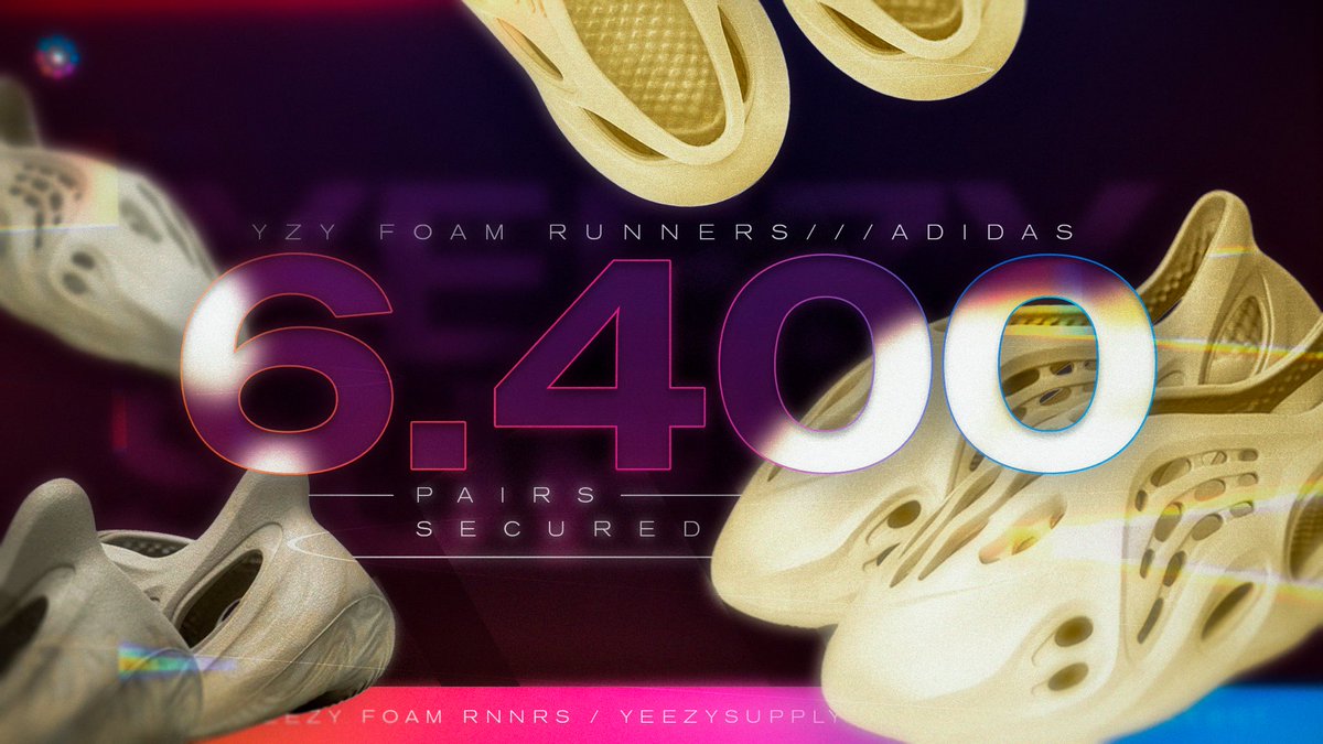 Drops with low stock are no problem for Trickle! 

We were able to wipe out 6400 pairs across both color ways that dropped during the foam drop! 

Retweet and like for a chance to join the best YS bot there is!