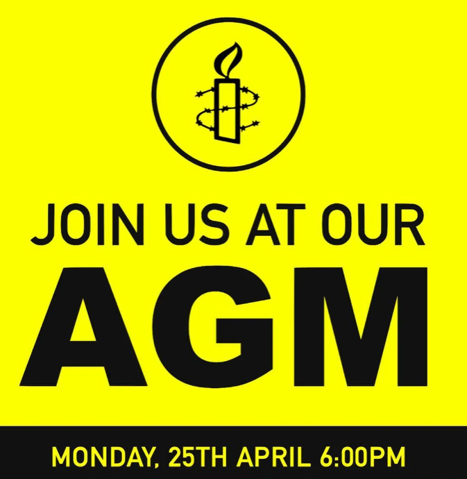 UCCAmnesty's tweet photo. Join us at our upcoming AGM this Monday, the link to our online AGM will be available in our insta bio and sent per to our mailing list. 
Positions available are:
Chairperson
Finance Officer
Public Relations Officer
Secretary
First Year Rep
OCM×3 https://t.co/eQMsRrySt4