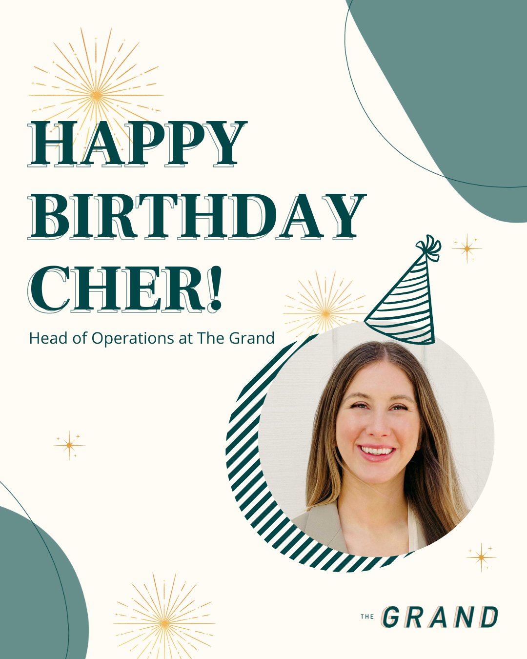 Happy birthday to our Head of Operations, Cher Shedd!  