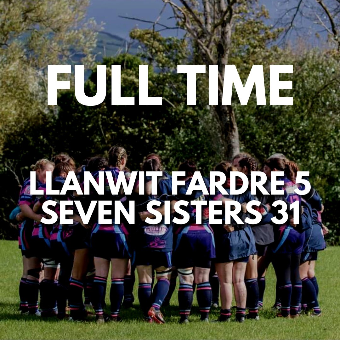 Llantwit Fardre RFC Women's - PINK RHINOS (@llantwit_pink) on Twitter photo FINAL SCORE
Llantwit Fardre 5 - 31 <a href="/7SRFCL/">Seven Sisters Ladies π€π</a>
Strong performance from our visitors, who were class on and off the field π Safe trip home ladies FINAL SCORE
Llantwit Fardre 5 - 31 <a href="/7SRFCL/">Seven Sisters Ladies π€π</a>
Strong performance from our visitors, who were class on and off the field π Safe trip home ladies