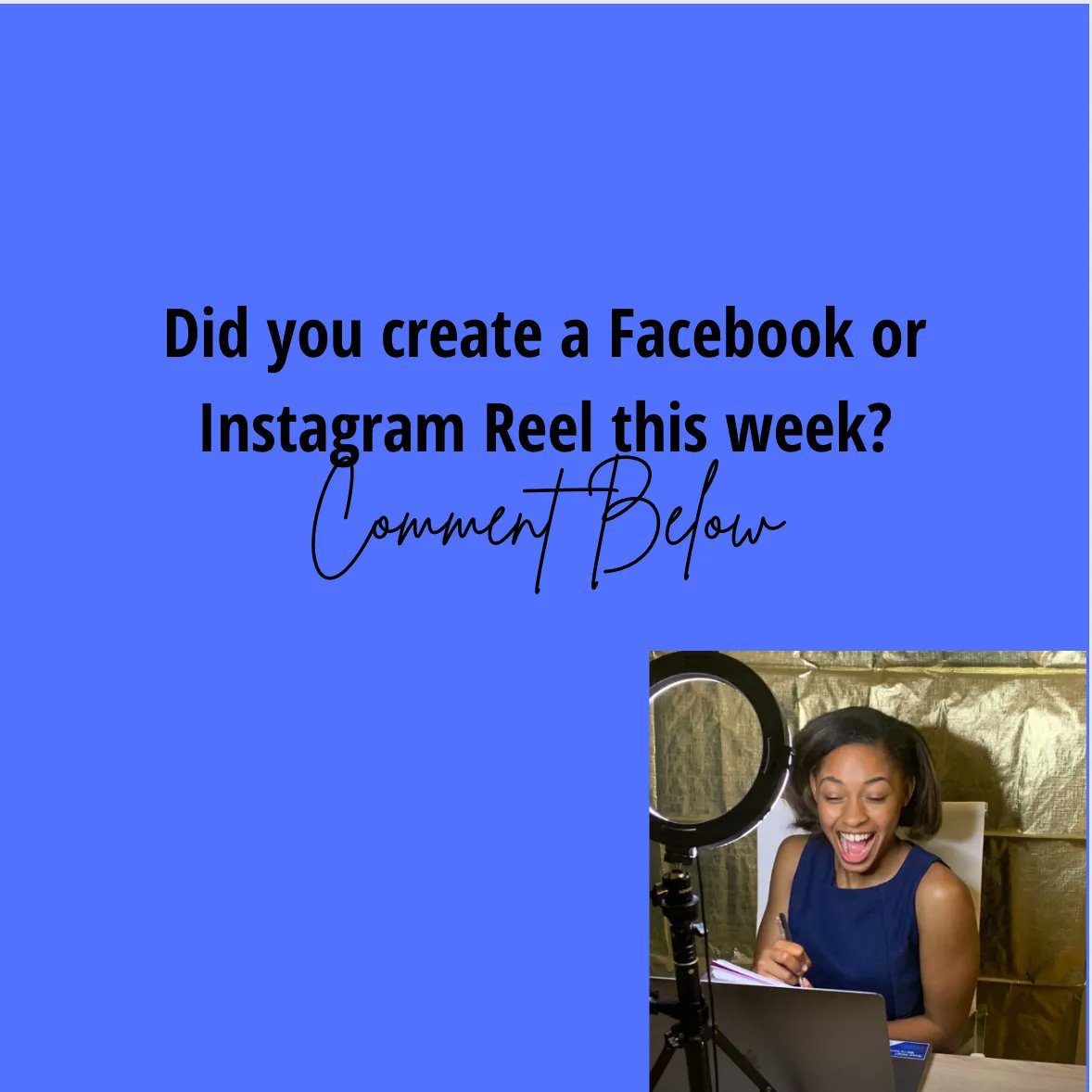 Did you create a Facebook or Instagram reel this week? Let us know!

#reels.
#reelsinstagram.
#reelsvideo.
#reelsindia.
#holareels.
#reelsbrasil.
#reelsteady.
#instagramreels.