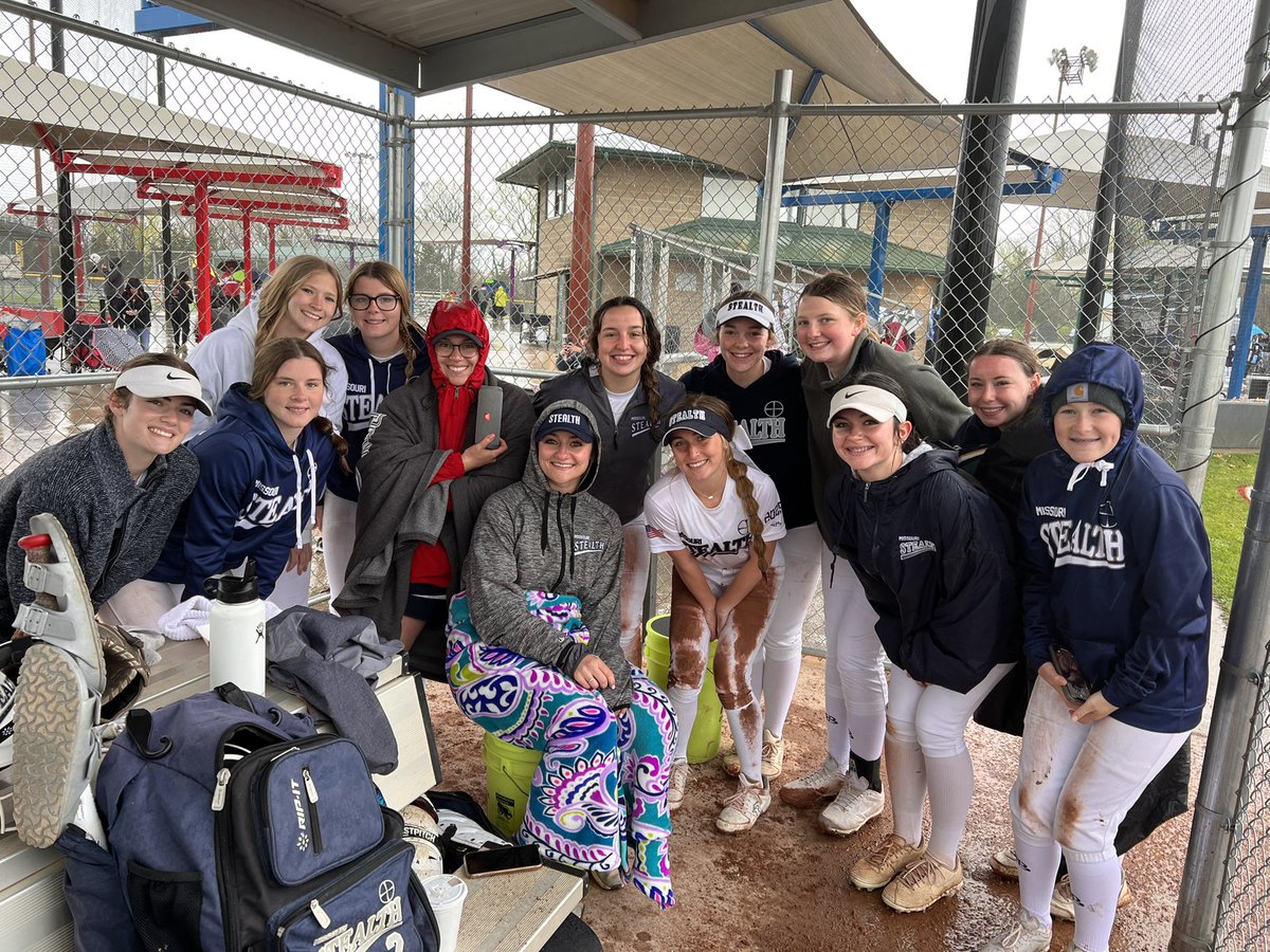 The girls were excited for their first weekend on the dirt! They were ready to play today but Mother Nature had other plans. They will be back to it again in a few weeks.