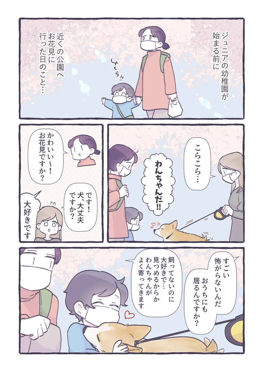 可愛さが溢れてる･･･！子どもと一緒に近くの公園へお花見に行ったときのエピソード！