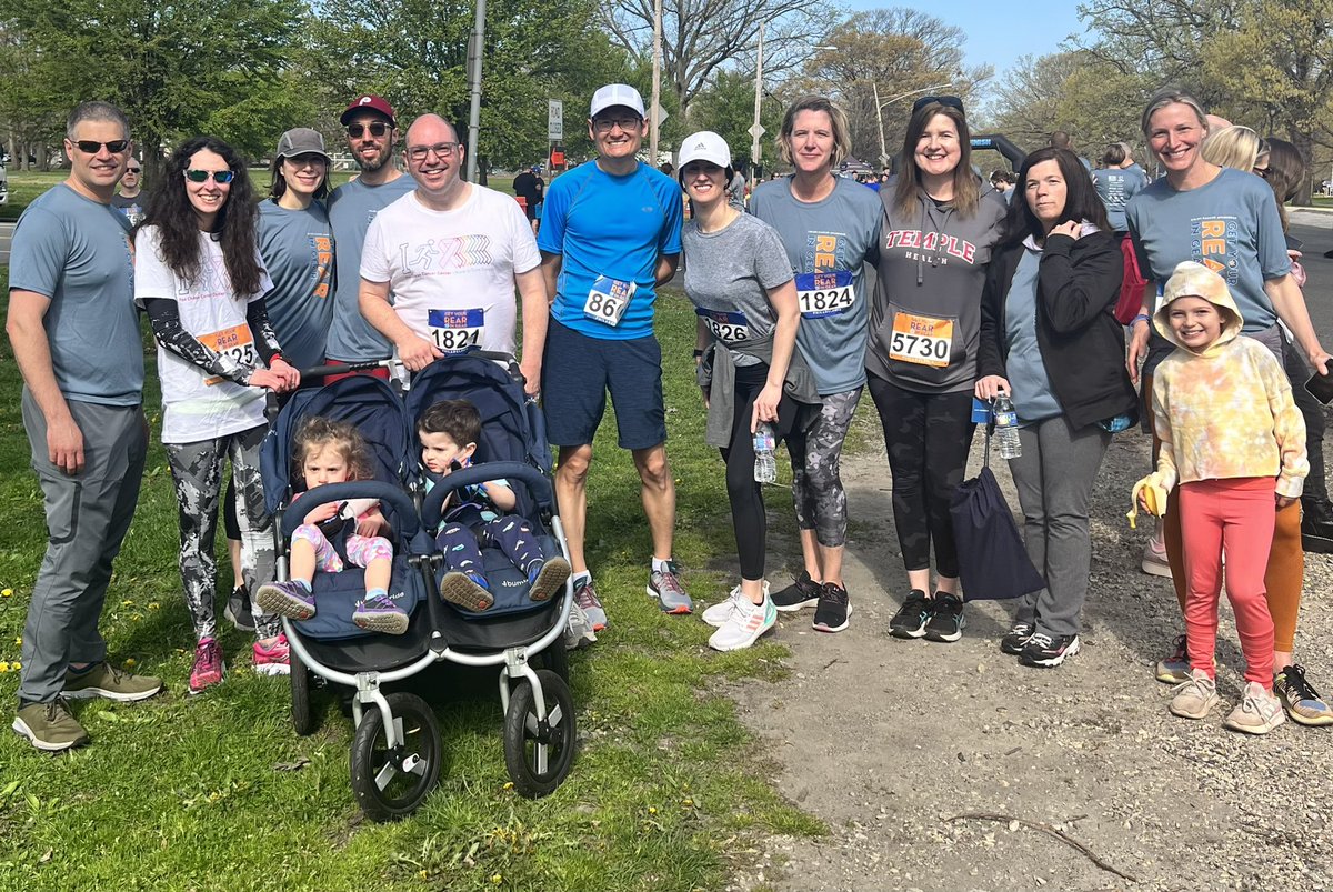 Great weather amazing seeing everyone @GYRIGPhilly @FoxChaseCancer @TempleMedNews #colorectalcancerawareness #getscreened @ColonCancerCoal @ACSPhiladelphia @AmColSurgCancer