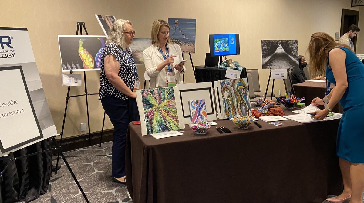 Whether in person here #ACR2022 or virtually, check out our #RadArt booth &amp; website for radiologist-artists’ works: acr.org/Practice-Manag…

#RadWellness #radleaders #MedArt #RadEd