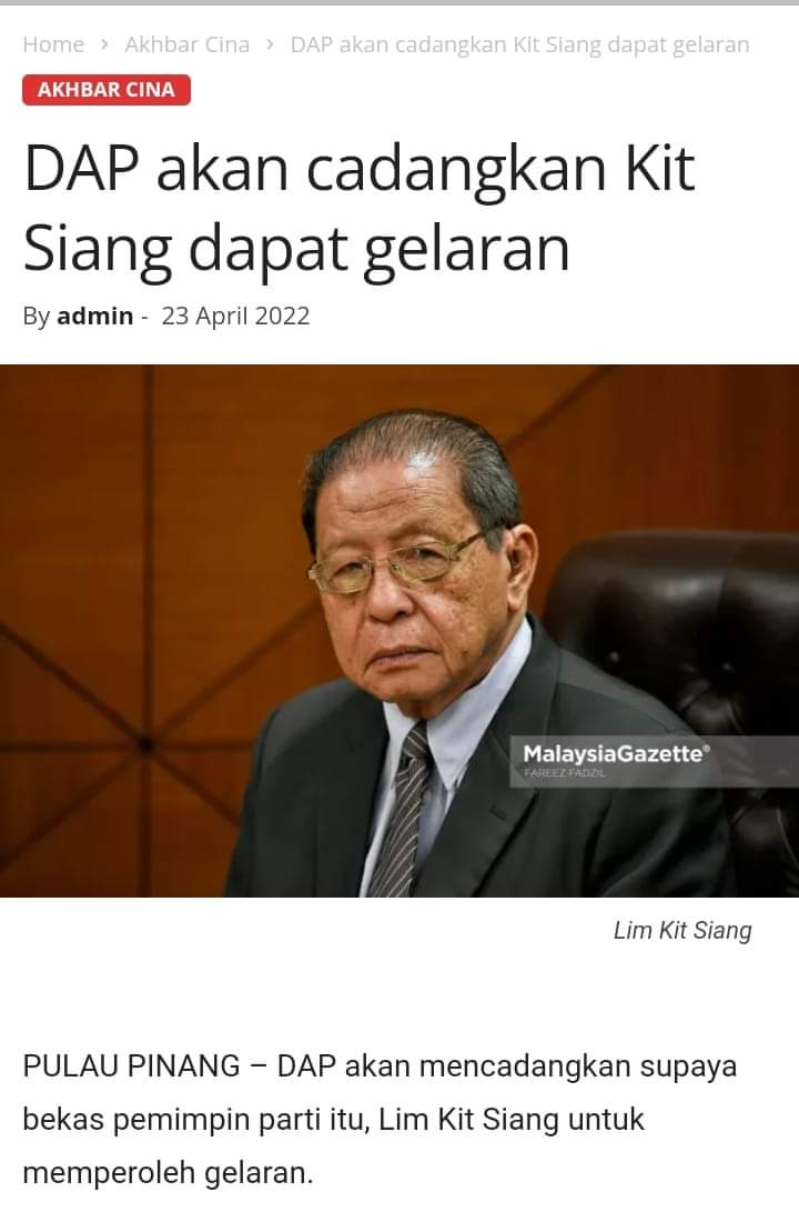 AKUANAKWATAN's tweet photo. 2018
TOKONG #LimGuanEng said it is not within the party #DAPigs principles to accept Datukship from Ruler's.

𝟮𝟬𝟮𝟮
𝗗𝗔𝗣 𝘄𝗶𝗹𝗹 𝘀𝘂𝗴𝗴𝗲𝘀𝘁 𝘁𝗵𝗮𝘁 𝘁𝗵𝗲 𝗽𝗮𝗿𝘁𝘆'𝘀 𝗳𝗼𝗿𝗺𝗲𝗿 𝗹𝗲𝗮𝗱𝗲𝗿, 𝗧𝗢𝗞𝗢𝗡𝗚 #LimKitSiang, 𝘁𝗼 𝗴𝗲𝘁 𝗗𝗮𝘁𝘂𝗸𝘀𝗵𝗶𝗽.

#hypocrites https://t.co/C5yN4lrEMf