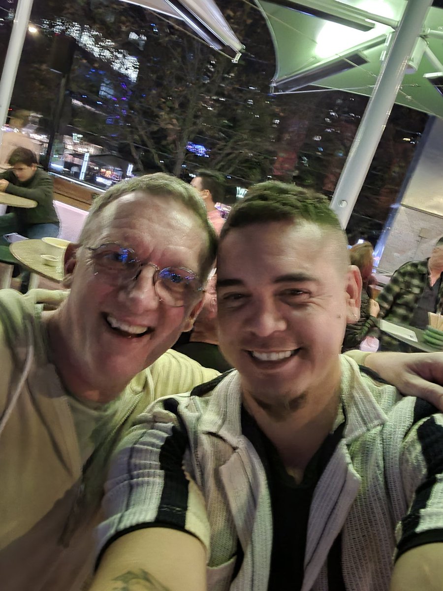 johnrigbymusic's tweet photo. A fabulous night with fabulous friends in a fabulous city @LaurenceConnor1 @KTipoki  #JoAnnHunter #BreeTipoki. One more day in Melbourne  then off to Sydney. #GoGoJoe @JosephMusical 🐪🌈🇦🇺 https://t.co/aE3UWGX6oe