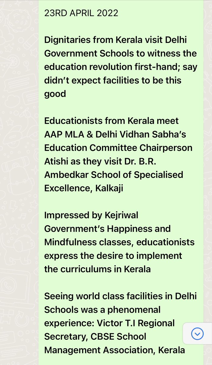 AtishiAAP's tweet photo. Dear Sivankutty ji, It would have been good if you had done a fact check before tweeting on this issue. You might want to have a look at our press release to see what we actually said! https://t.co/ymV8zHJzsZ