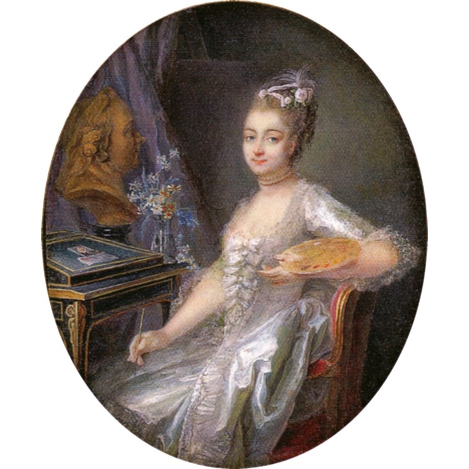 SaraSanchez___'s tweet photo. Pese a esto, #LabilleGuiard pudo aprender a pintar miniaturas y empezó a trabajar como profesora.
Años después tuvo un maestro que le enseñó la técnica del pastel y, más adelante, aprendió a pintar al óleo. (Imágenes: Autorretrato como miniaturista y Autorretrato con dos alumnas) https://t.co/w2072MSFBD