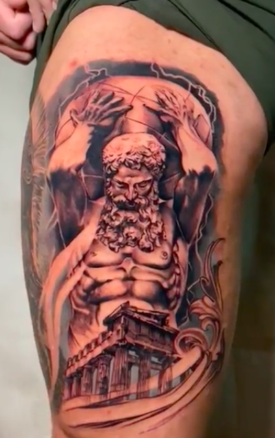 🔱 Winner of the WL spot goes to <a href="/ChrisSmith1041/">Chris Smith</a> with this ridiculous tattoo 🔥

Chris has won twice now, first getting that awesome tattoo &amp; second winning the WL! 🥳

#nftgallery #nftnews #nftgiveaway  #rarible