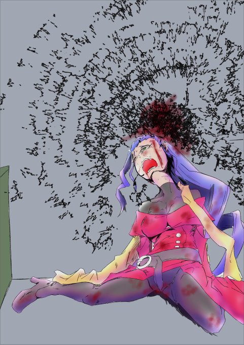 ローズもう描いてたの忘れてもう一回描いちゃった https://t.co/m4S8Ch6ilB 