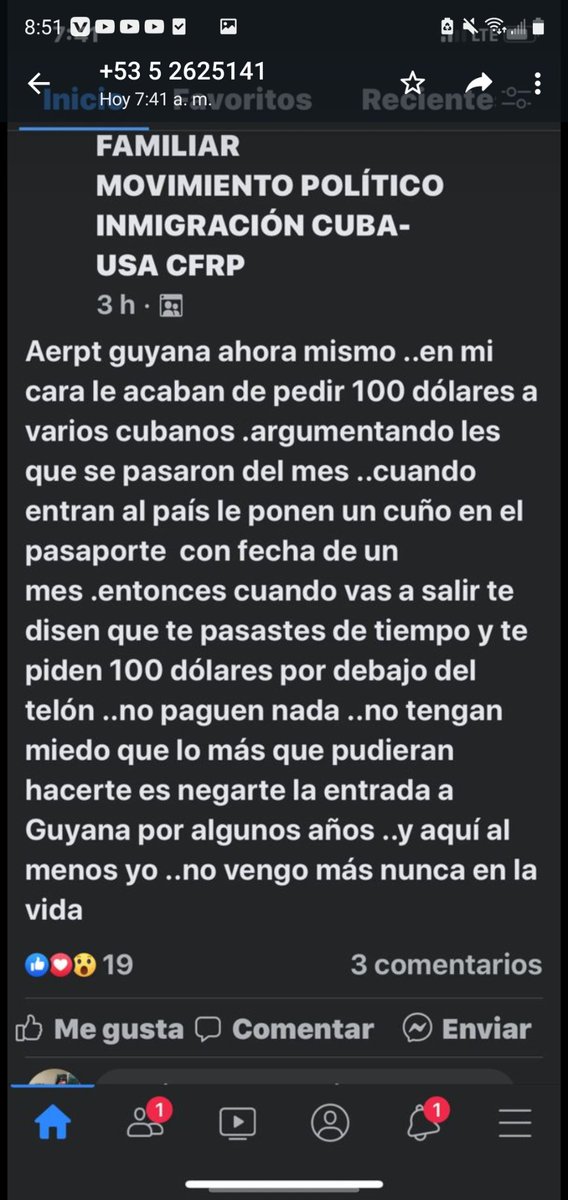Mari89103's tweet photo. Until when will this continue to happen with Cubans in Guyana? Please resume consular services at the embassy for all categories. Guyana is torture for Cubans.
#ConsularServicesInCuba 
#ConsularServicesInCubaForAllFamilies 
@StateDept @SecMayorkas @USEmbCuba @EMendrala https://t.co/wD2cBzWfkh