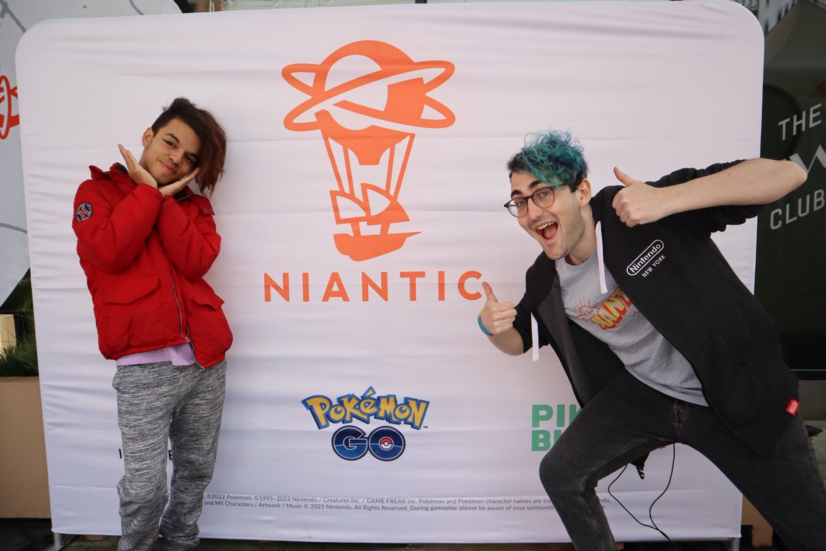 HugolValentin's tweet photo. Had a amazing time with the PokemonGo community #MeetYouOutThere
With @trnrtips
@mrsmime100 @HUGOlovesTRAINZ @SquidDaBeast
And met so many new #YouTubeFriends
IRL Community days are back baby lets gooooooooooo
@NianticLabs @PokemonGoApp great job bringing Nick to NYC thanks! https://t.co/NJuZjAqez5