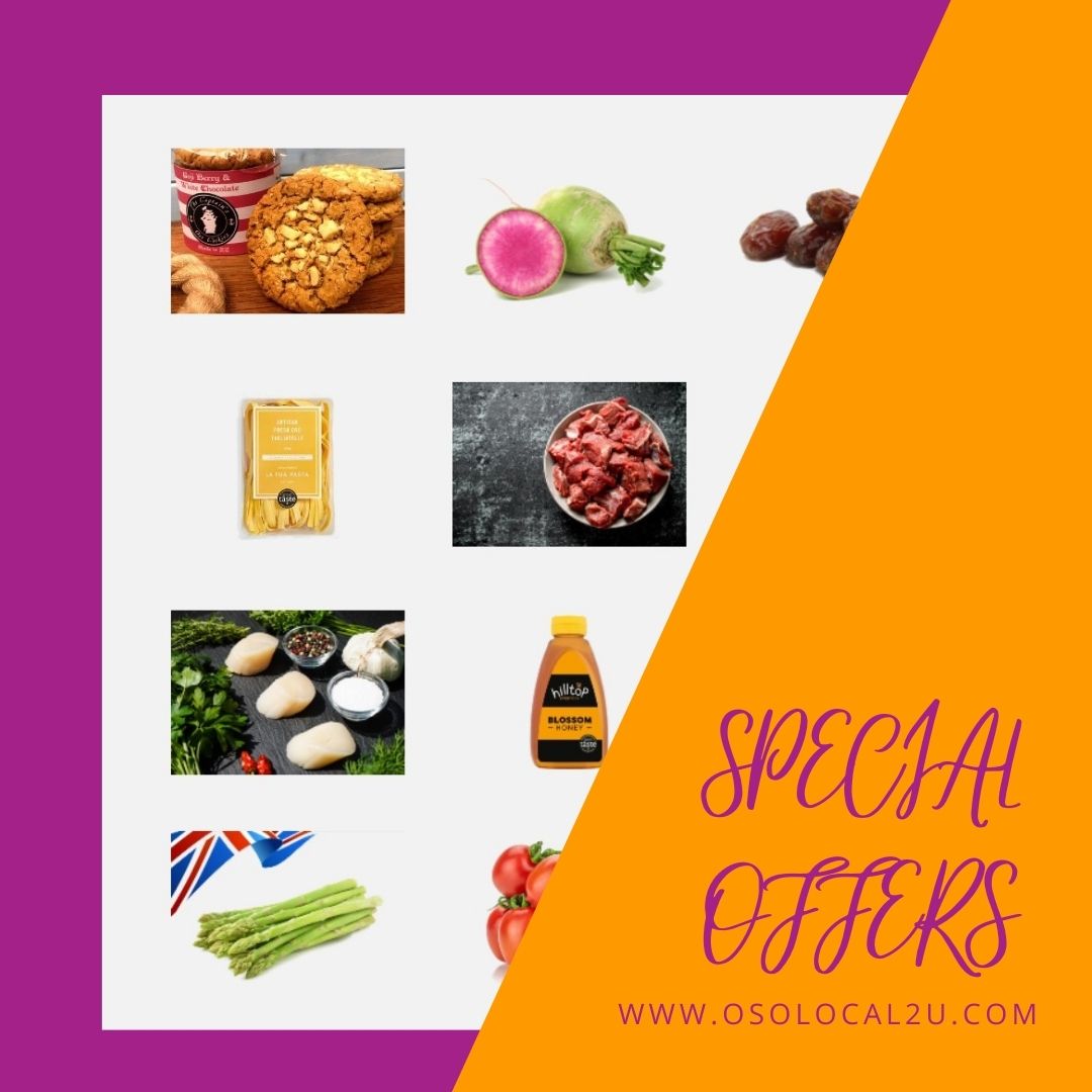 Ever heard of a Watermelon Radish? Peppery and sweet, their green skin hides a fabulous pink interior. Pickle it, shave into salad or roast in a drizzle of olive oil.

Visit osolocal2u.com to see what else is on offer this week.