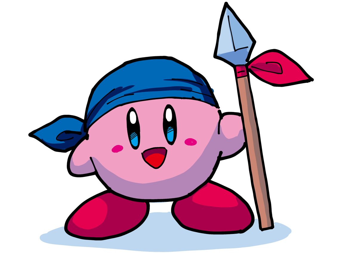 カービィ「息子とお絵描きカービィ 」|水上悟志のイラスト