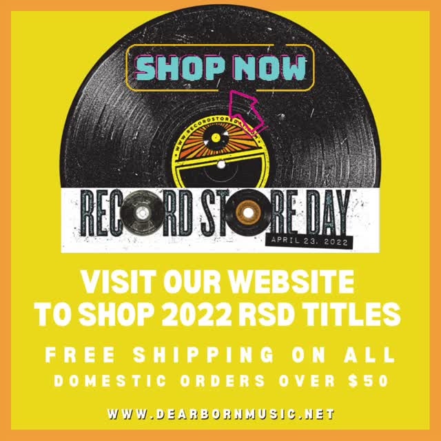 DmFarmington's tweet photo. Record Store Day 2022 releases are now available on our website 🎶 Shop online and receive 🆓 shipping on all domestic orders over $50 📦 Tap the link here to shop now!! ➡️ https://t.co/PFYRR0x685 https://t.co/8wWARHoE3H