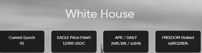MoneyMurica's tweet photo. 92 straight Epochs gonna go Brrr all the way to 100? Lets keep this Printer warmed up! SS Eagle is Boosted for you apes! Get that Extra 3.01% daily on Eagle! LFG https://t.co/xHO6o0cqXy