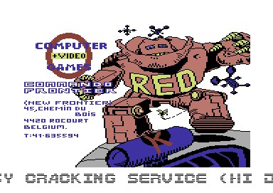 C64ch's tweet photo. Big Red by Commando Frontier, released on March 1987. Check it out @ https://t.co/g2gKX6jPgC 
/ https://t.co/9KBkYKTToP -  #c64 #commodore #demoscene #retro #art #gfx #bubuland
https://t.co/64q3PtSZoR https://t.co/GOqlNpN2wG