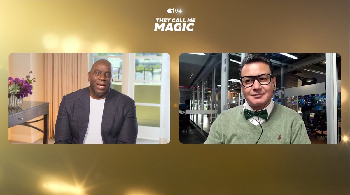 soycinefanatico's tweet image. Hoy #EnBLUJeans @MagicJohnson  habla de #TheyCallMeMagic la serie de @AppleTVPlus sobre su vida.
@MARIACGRACIA @MaleEstupinan @entreelquintero @TravesiaTV @TrajeLasLetras @JulianaCVelez @LUISCARLOSRUEDA