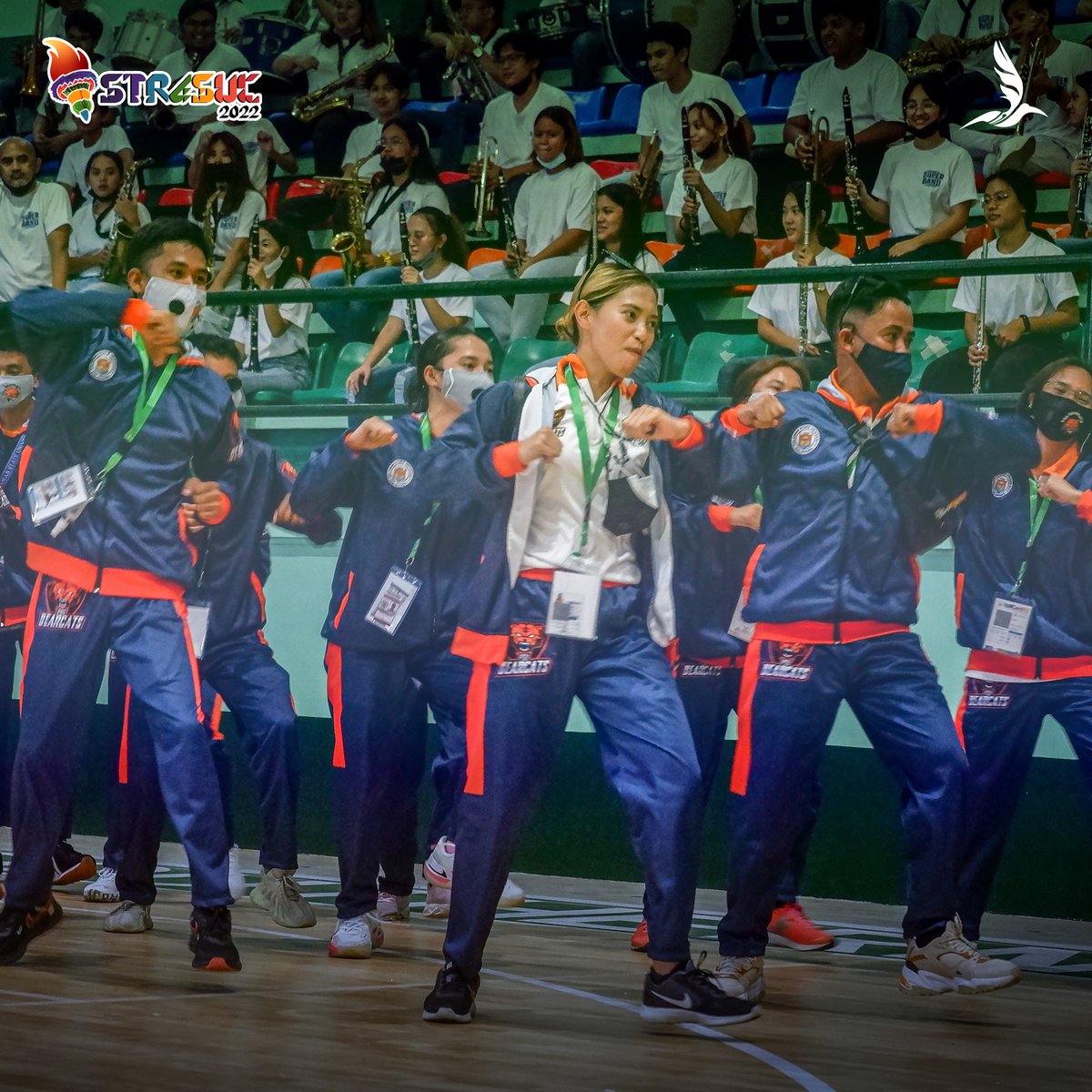angsalaksak's tweet photo. ALL SET | Delegates of participating State Universities and Colleges (SUCs) show off their sports uniform as the STRASUC Olympics 2022 officially opens, April 24.
// photos by Kimberly Jane Reyes
Link: https://t.co/LxrGmhMJxr
#KFSports
#STRASUC2022 https://t.co/5ZuOp5zJgq