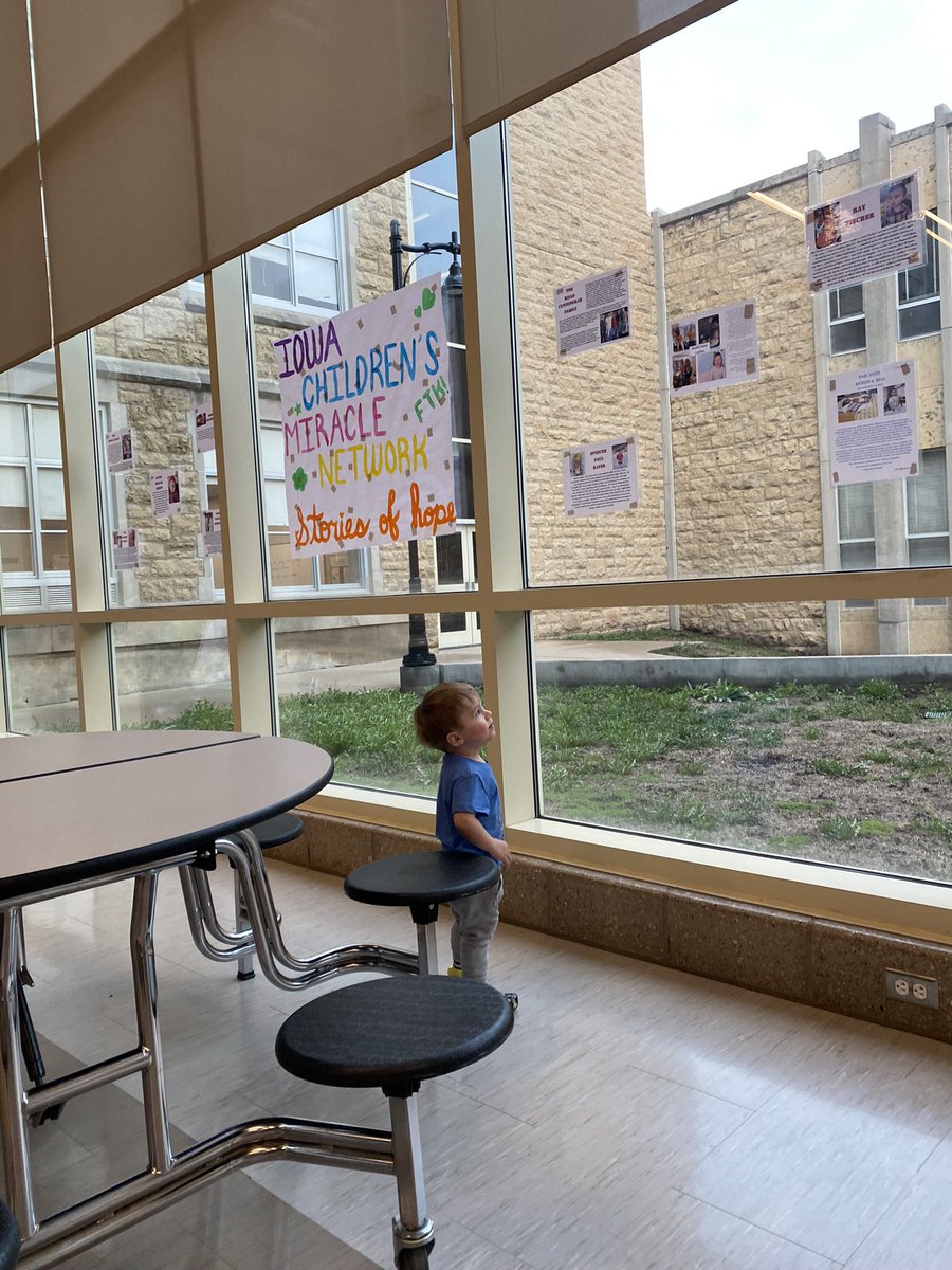 Did you know that over 10 of our Ram staff Families have had children treated <a href="/UIchildrens/">UI Health Care Stead Family Children's Hospital</a> ? Here’s our premie, Ray, checking out some of their stories!