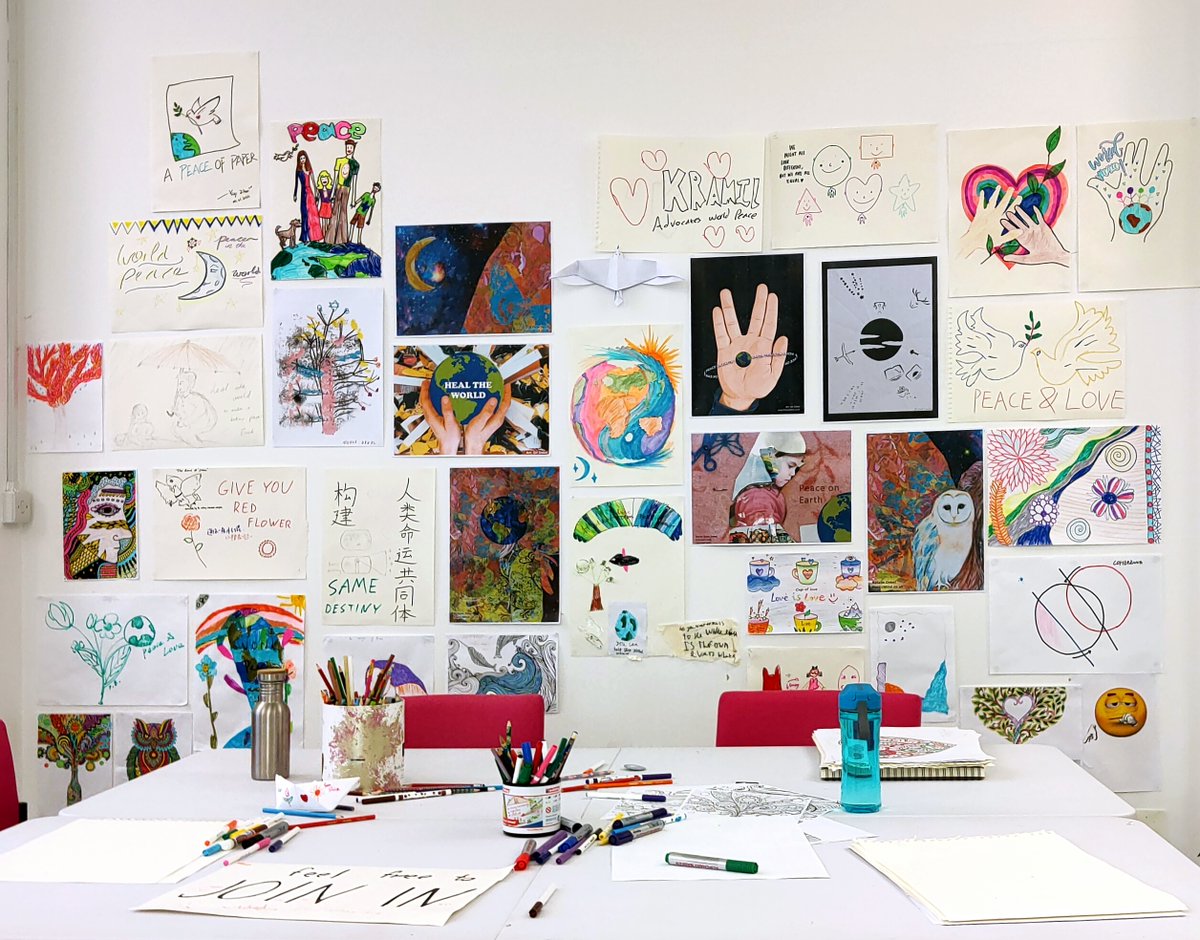 So much art in support of #Peace... You can still join in and create some works.  @ONeill_HE <a href="/StuDempster/">Stuart Dempster</a> @DWUnabridged <a href="/wendysotonlib/">Wendy White @wendysotonlib.bsky.social</a> <a href="/UniSotonLibrary/">University of Southampton Library</a> <a href="/bbcsoutheast/">BBC South East</a> <a href="/BBCSouthNews/">BBC Hampshire & Isle of Wight</a>