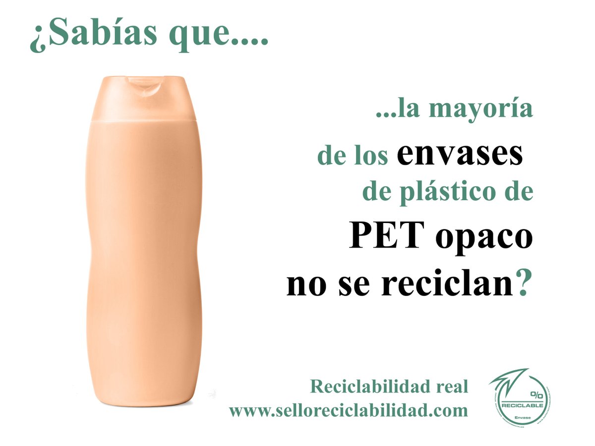 signusecovalor's tweet photo. Dale la vuelta al envase ¿ves que se indica PET,  PETE o está marcado con el número 1? Entonces ese envase es opaco y la probabilidad de que realmente se recicle es mínima
@SReciclabilidad #TipsReciclaje
https://t.co/bk2JoSkAsH https://t.co/YyEeryN4oa