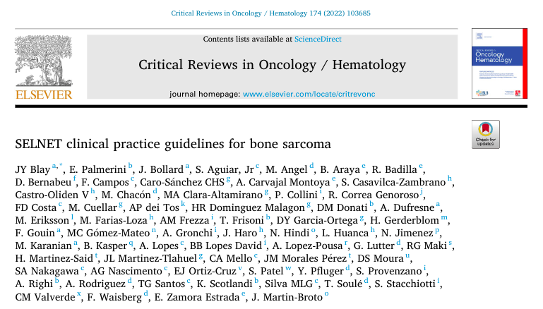 SelnetH2020's tweet photo. The SELNET clinical practice guidelines for bone sarcomas
https://t.co/4dRweFMQoA

#SELNET #sarcomas #bonetumors https://t.co/nWmCPr3HjL