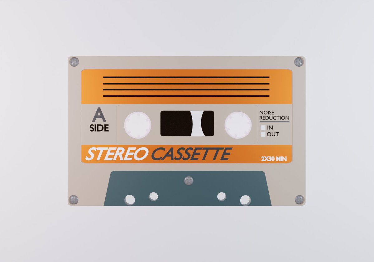 #fxhash #nft #cassette #art #Blender3d #p5js