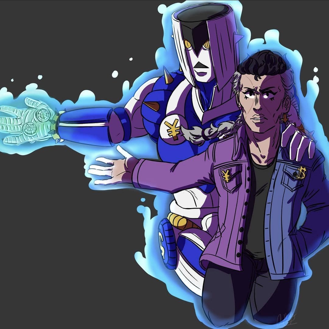 TheStarsAndInk's tweet photo. The old piece from a few years ago that solidified my grown!okuyasu design 

#jjba #jjbadiamondisunbreakable #diamondisunbreakable #jjbadiu #okuyasunijimura #jjbaokuyasu #diuokuyasu https://t.co/JM8FlXgPvn