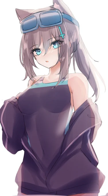 #100日チャレンジ 
#BlueArchive 
7日目 水着シロコ 
