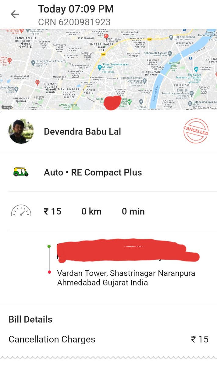 rookienftz's tweet photo. The driver called and asked for the drop location. After knowing it, he refused to come and didn't cancel the ride himself.
.
My question is...
WHY THE HELL AM I SUPPOSE TO BEAR THE CANCELLATION CHARGE...IF THE DRIVER DENIED DUTY?!

Please provide assistance
 @ola_supports #help https://t.co/c7WhNhe9G3