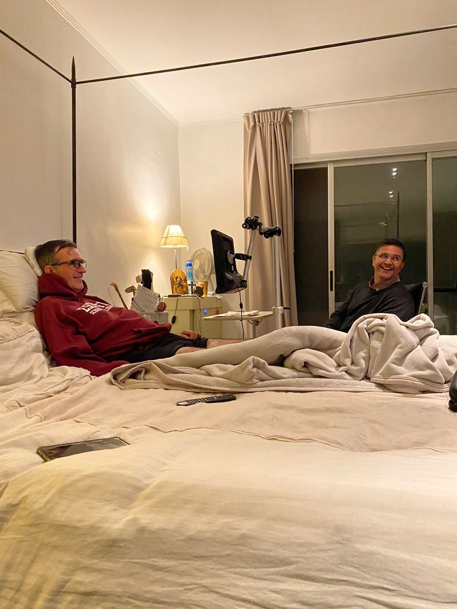 VikasPota's tweet photo. During my visit to #Argentina, I asked the formidable @estebanbullrich who has #ALS what the purpose of life was given his situation, he explained “Life is loving, laughing &amp; being loved. There is no greater joy than understanding there isn't much more than that. Life is simple” https://t.co/QpzhfhjSe6