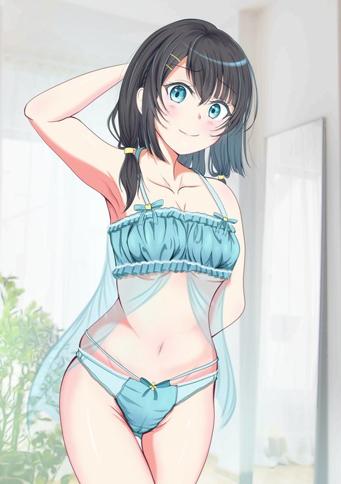 新しい下着を買った女の子
#オリジナル 