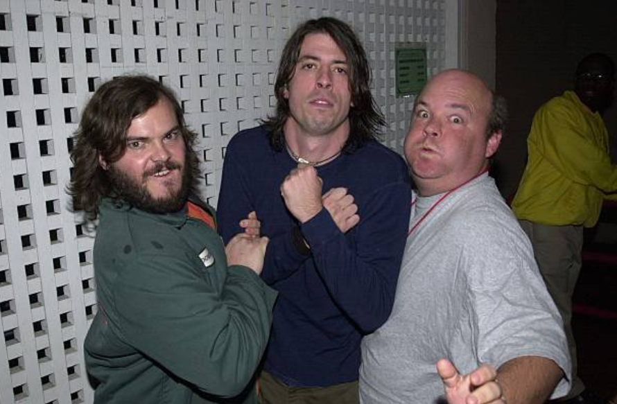 crockpics's tweet photo. Dave Grohl &amp; Tenacious D. Photo by Jeff Kravitz. https://t.co/2YLyHAm47S