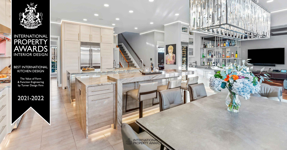 Property_Awards's tweet photo. Award: Best International Kitchen Design
Project: The Value of Form &amp; Function Engineering 
Country: USA
Company: Turner Design Firm

#interiordesign #interior #design #kitchen #granite #qstone #interiordesigners #awardwinningstyle #kitchendesigner https://t.co/UZIaq5COBH