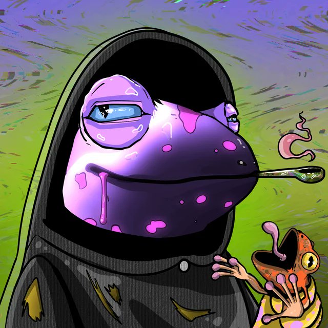 durkavirg's tweet image. Giving away one @TheStonedFrogs worth 5 SOL.

Chance to win:

1⃣ Follow me &amp;amp; 🔔
2⃣ RT &amp;amp; Like 
3⃣ Tag 2 Friends

The giveaway ends in 48h.