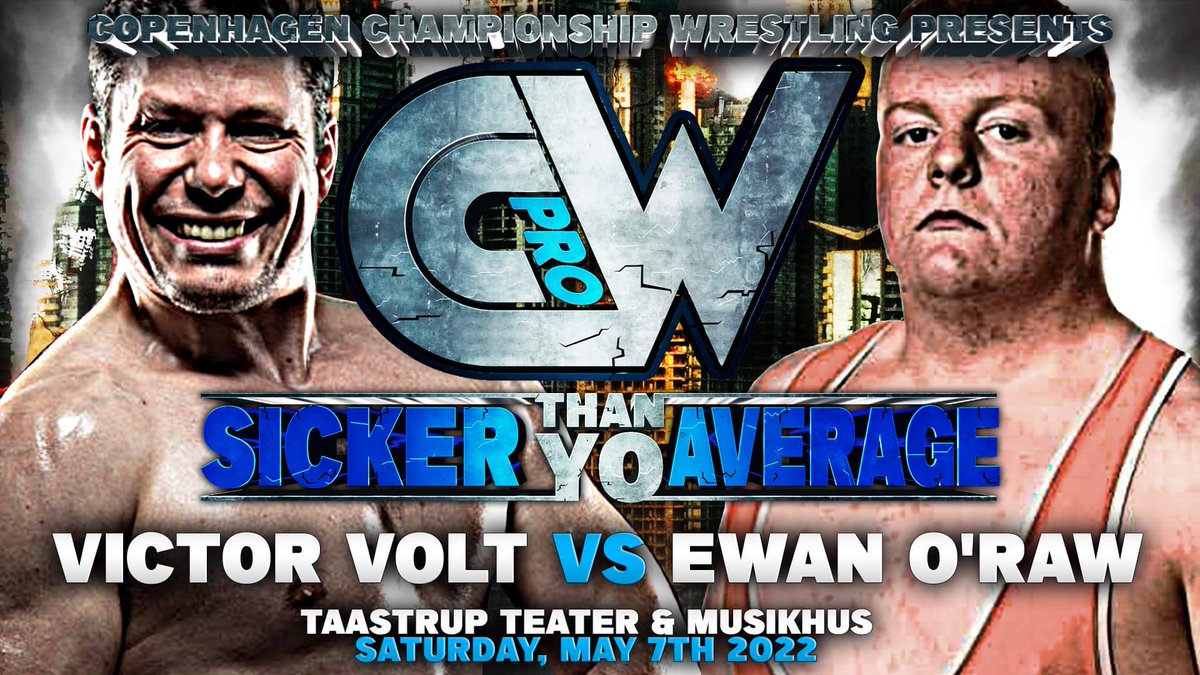 WrestlingValor's tweet photo. HEAVY HITTERS COLLIDE ON MAY 7TH

We are SO powered up for this one as CCW mainstay @ThundrboltViggn takes on the debuting @bigstrongmanpw !

It's POWER UP Vs BIG STRONG MAN! 

The irresistible force meets the immovable object!

TICKETS ON SALE NOW!
https://t.co/YsXrFFjPuK https://t.co/Fz5YoEKOAK