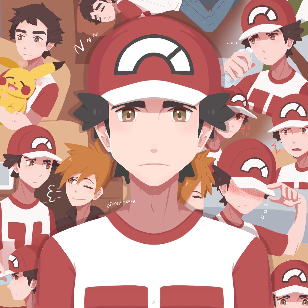 Sena Alola Pokemon Trainer Red, Pokemon Red, Trainers, - Pokemon