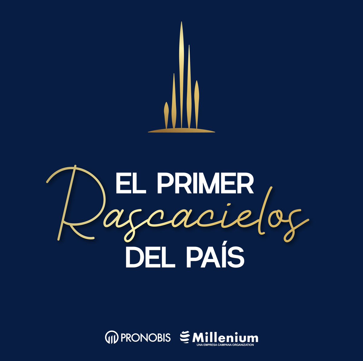 Se viene el PRIMER RASCACIELOS DEL PAÍS. 

Un mega proyecto extraordinario de dos empresas líderes de Guayaquil #Pronobis y #Millenium

Generar plazas de trabajo, oportunidades y progreso es el objetivo común.

El compromiso con nuestro querido país no tiene límites 🇪🇨💪🏻
