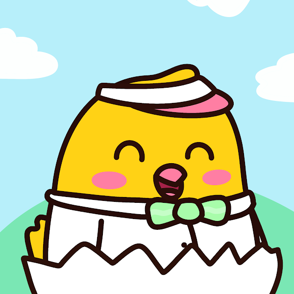 I hope your day was egg-siting!

#NFT