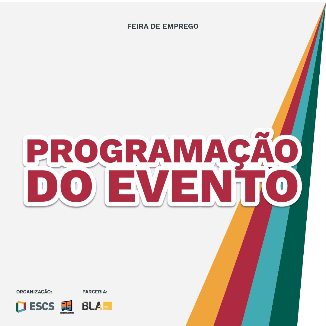 ESCS's tweet image. 📢 Apresentamos-te o programa da 2.ª edição da Feira de Emprego #ESCSLevelUp: bit.ly/3OntZ2e • 📌 Inscreve-te já (vagas limitadas): bit.ly/3L4ASDL