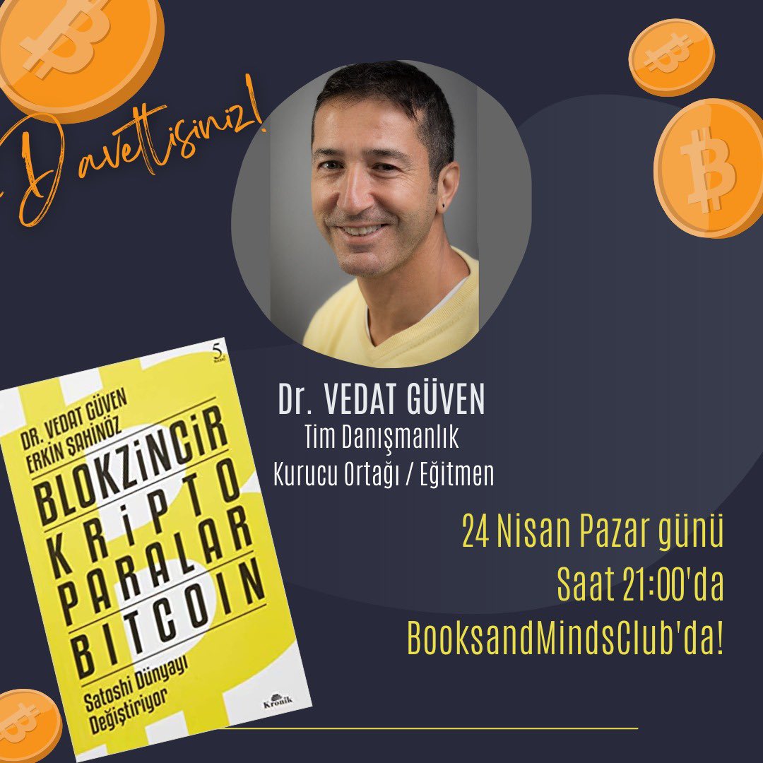 Bu akşam 21:00 da Kripto ve Blockchain i konuşacağımız Instagram canlı yayınımıza herkesi bekleriz✌🏻

Instagram Linkimiz:
instagram.com/booksandmindsc…

#kriptopara #kripto #Bitcoin2022 #Bitcoin #Ethereum #ether #kriptohaber #KriptoCoin #kriptoparahaber