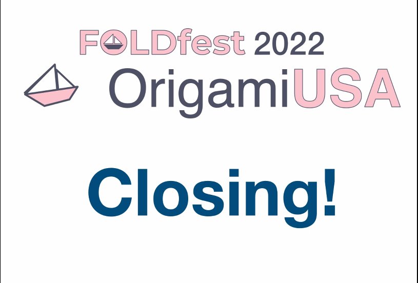 FOLDfest 2022 was fun. Thanks Jason <a href="/origamimagiro/">Jason Ku</a> to have me. <a href="/OrigamiUSA/">Origamiusa</a>

#OrigamiUSA #FoldFest