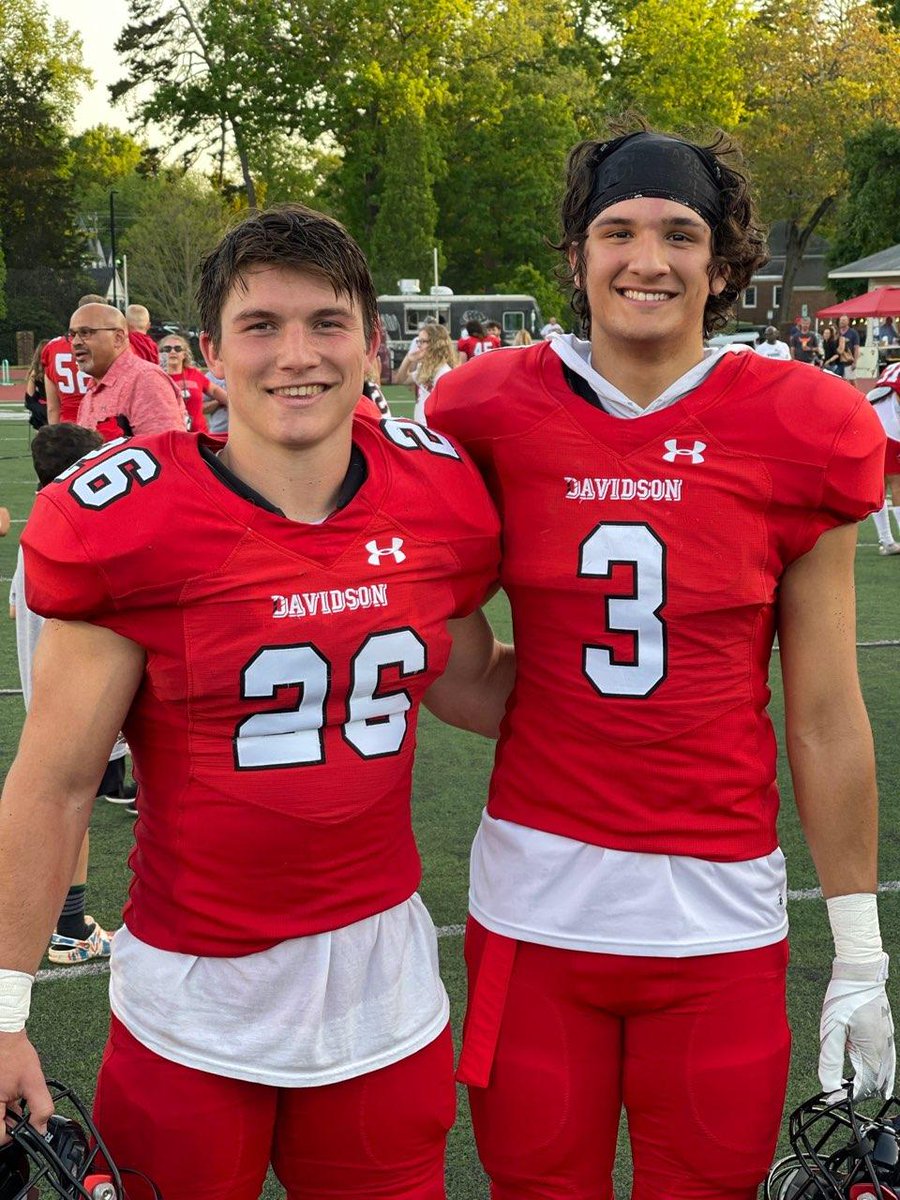 Love to see our guys excelling at the next level! Former CIF Championship Teammates <a href="/JackWiese/">Jack Wiese</a> &amp; <a href="/alessandro_dem/">Alessandro Demoreno</a> now winning 💍 at <a href="/DavidsonFB/">Davidson Football</a> Super Proud of these guys! Who's next? #sailtheship #nextlevelvikes #scholarballers