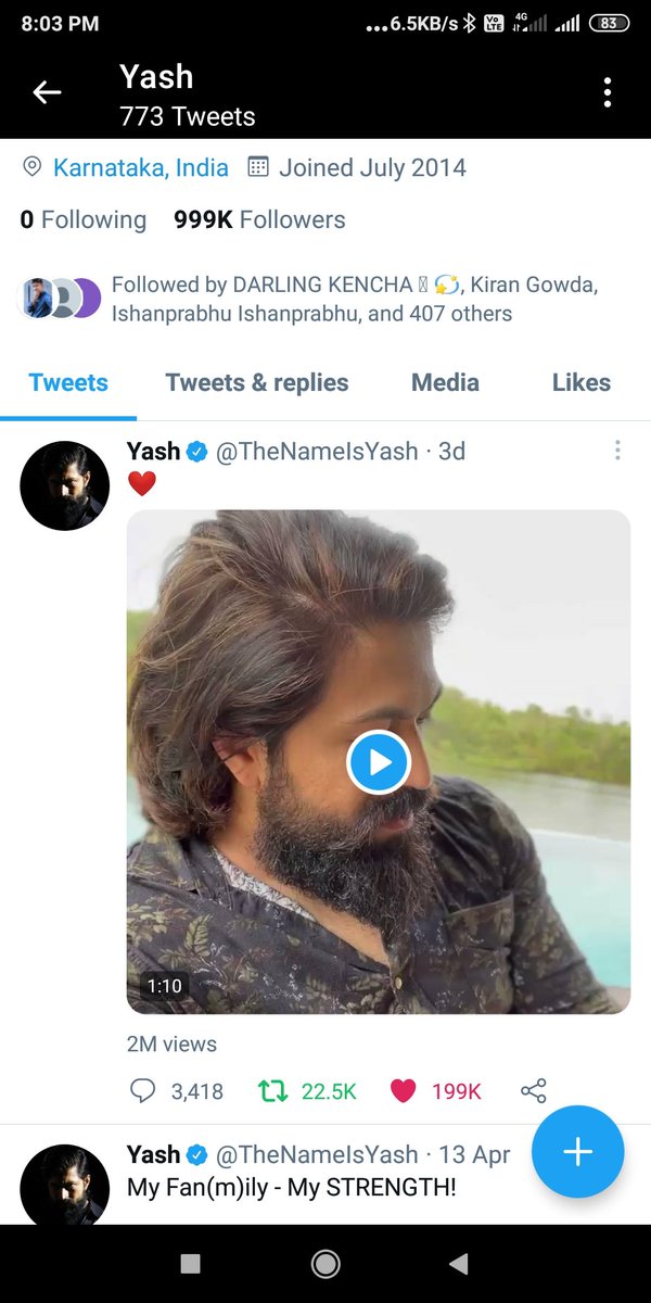 nithin270's tweet photo. 1k for 1m
1k for 209k likes
#KGFChapter2 #YashBoss #BlockBusterKGFChapter2 #KGF2InCinemas https://t.co/wZrTGGulEp