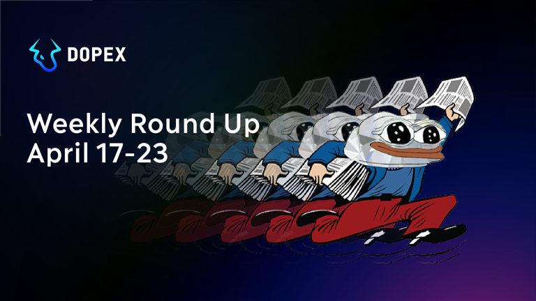 We had a very busy week in Dopex 🔥

🔎 Find out what we've been up to for the past week.